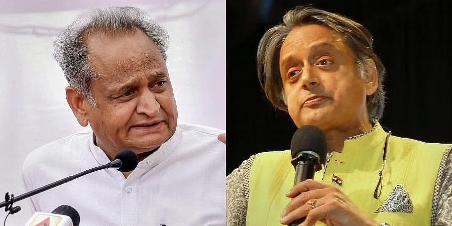 ಕಾಂಗ್ರೆಸ್ ಅಧ್ಯಕ್ಷೀಯ ಚುನಾವಣೆ: ರಾಜಸ್ತಾನ ಸಿಎಂ ಹುದ್ದೆಯಿಂದ ಗೆಹ್ಲೊಟ್ ಕೆಳಗಿಳಿಯುವ ಸಾಧ್ಯತೆ, ಶಶಿ ತರೂರ್ ಗೆ ಕಾರ್ಯಕಾರಿ ಸಮಿತಿ ಸ್ಥಾನ ಸಾಧ್ಯತೆ