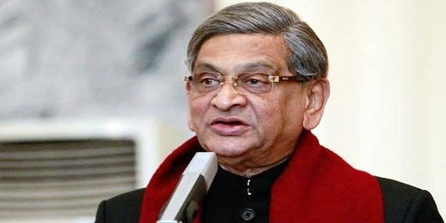 ತೀವ್ರ ಉಸಿರಾಟದ ಸೋಂಕು: ಬೆಂಗಳೂರಿನ ಮಣಿಪಾಲ ಆಸ್ಪತ್ರೆಗೆ ದಾಖಲಾಗಿರುವ ಮಾಜಿ ಸಿಎಂ ಎಸ್ ಎಂ ಕೃಷ್ಣ