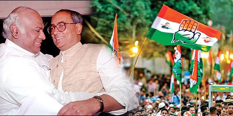 ಕಾಂಗ್ರೆಸ್ ಅಧ್ಯಕ್ಷ ಚುನಾವಣೆ: ರೇಸ್ ನಿಂದ ಹೊರ ಬಂದ ದಿಗ್ವಿಜಯ್ ಸಿಂಗ್, ಖರ್ಗೆ ಹಾದಿ ಸುಗಮ!