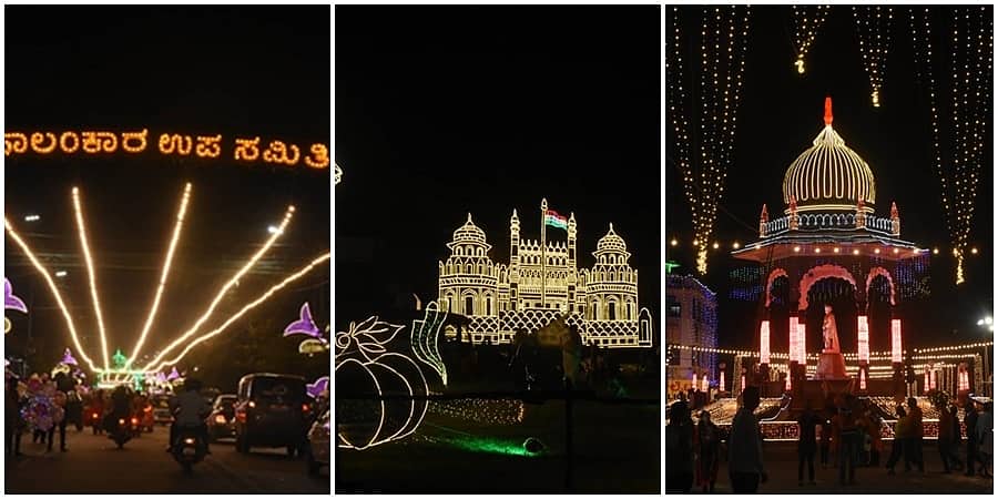 ದಸರಾ 2022: ವರ್ಣರಂಜಿತ ದೀಪಾಲಂಕಾರದಲ್ಲಿ ಮಿನುಗುತ್ತಿರುವ ಮೈಸೂರು! ಸುಂದರ ಆಕರ್ಷಕ ಫೋಟೋಗಳು
