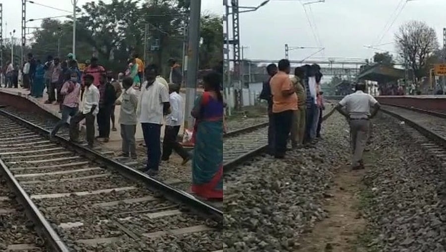 ಮಂಡ್ಯ: ಹಳಿ ದಾಟುವಾಗ ರೈಲಿಗೆ ಸಿಲುಕಿ ಇಬ್ಬರು ಮಹಿಳೆಯರ ಸಾವು