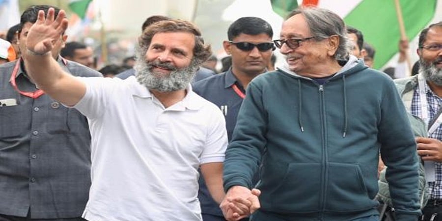 ಭಾರತ್ ಜೋಡೋ ಯಾತ್ರೆ: ರಾಹುಲ್ ಜೊತೆಗೆ ''ರಾ'' ಮಾಜಿ ಮುಖ್ಯಸ್ಥ ಹೆಜ್ಜೆ