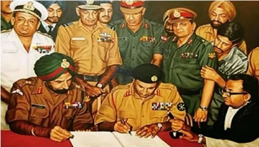 ಭಾರತದ ಮುಂದೆ 1971ರ ಶರಣಾಗತಿ ಫೋಟೋ ಹಾಕಿ ಪಾಕಿಸ್ತಾನವನ್ನು ಅಪಹಾಸ್ಯ ಮಾಡಿದ ತಾಲಿಬಾನ್!