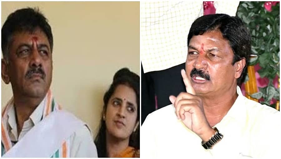 ಯಾರೋ ಮೂರನೇ ವ್ಯಕ್ತಿಗಾಗಿ ಪಕ್ಷ ಬಿಡಬೇಡಿ ಎಂದು ಡಿಕೆ ಶಿವಕುಮಾರ್ ಪತ್ನಿ ಹೇಳಿದ್ದರು: ರಮೇಶ್ ಜಾರಕಿಹೊಳಿ