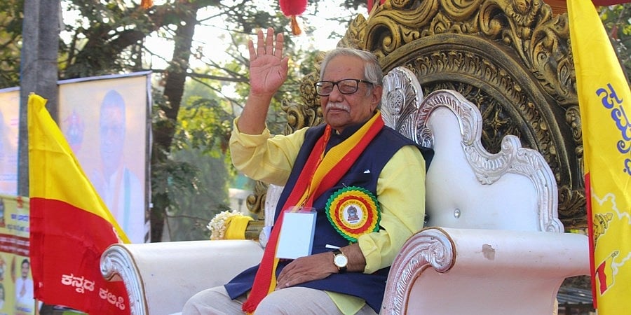 ಡಬಲ್ ಎಂಜಿನ್ ಬಿಜೆಪಿ ಸರ್ಕಾರ ಕನ್ನಡ ಭಾಷೆ ಬೆಳವಣಿಗೆಗೆ ಹಾನಿ ಮಾಡುತ್ತಿದೆ: ಸಾಹಿತ್ಯ ಸಮ್ಮೇಳನಾಧ್ಯಕ್ಷ ದೊಡ್ಡರಂಗೇಗೌಡ ಆರೋಪ
