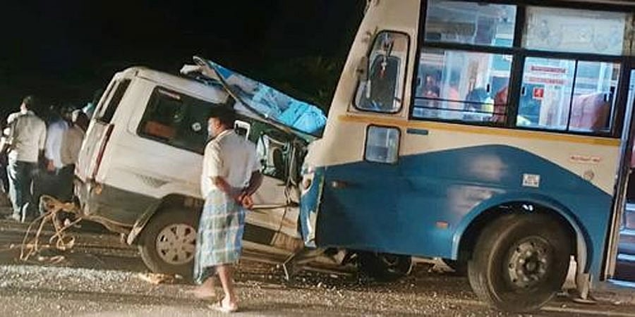 ತಮಿಳುನಾಡಿನಲ್ಲಿ ಭೀಕರ ಅಪಘಾತ: ಬಸ್‌- ಟಾಟಾ ಸುಮೋ ಢಿಕ್ಕಿ, 7 ಸಾವು, 14 ಜನರಿಗೆ ಗಾಯ