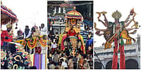 ಮೈಸೂರು ದಸರಾ: ವಿಶ್ವವಿಖ್ಯಾತ ಜಂಬೂ ಸವಾರಿ ಮೆರವಣಿಗೆ ಫೋಟೋಗಳು