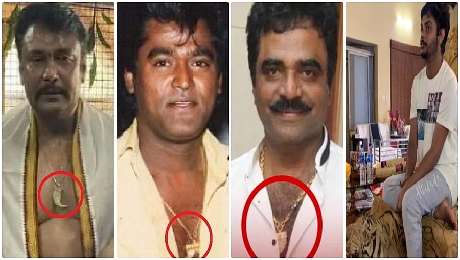 ಹುಲಿ ಉಗುರು ಪ್ರಕರಣ: ನಟ ದರ್ಶನ್, ಜಗ್ಗೇಶ್, ರಾಕ್‌ಲೈನ್, ವಿನಯ್ ಗುರೂಜಿ, ಧನಂಜಯ ಗುರೂಜಿ ಮನೆಯಲ್ಲಿ ಶೋಧ