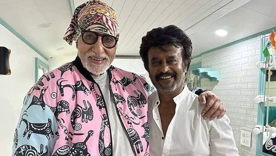 33 ವರ್ಷಗಳ ಬಳಿಕ ಗುರು ಜೊತೆಗೆ ಕೆಲಸ ಮಾಡುತ್ತಿದ್ದೇನೆ, ನನ್ನ ಹೃದಯ ಸಂತೋಷದಿಂದ ಮಿಡಿಯುತ್ತಿದೆ: ಬಿಗ್ ಬಿ ಬಗ್ಗೆ ರಜನಿಕಾಂತ್ ಗೌರವದ ಮಾತು