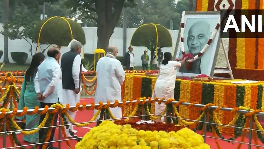 ರಾಷ್ಟ್ರೀಯ ಏಕತಾ ದಿನ: ಸರ್ದಾರ್ ವಲ್ಲಭಭಾಯಿ ಪಟೇಲ್ ಸ್ಮರಿಸಿದ ಪ್ರಧಾನಿ ಮೋದಿ, ರಾಷ್ಟ್ರಪತಿ ದ್ರೌಪದಿ ಮುರ್ಮು