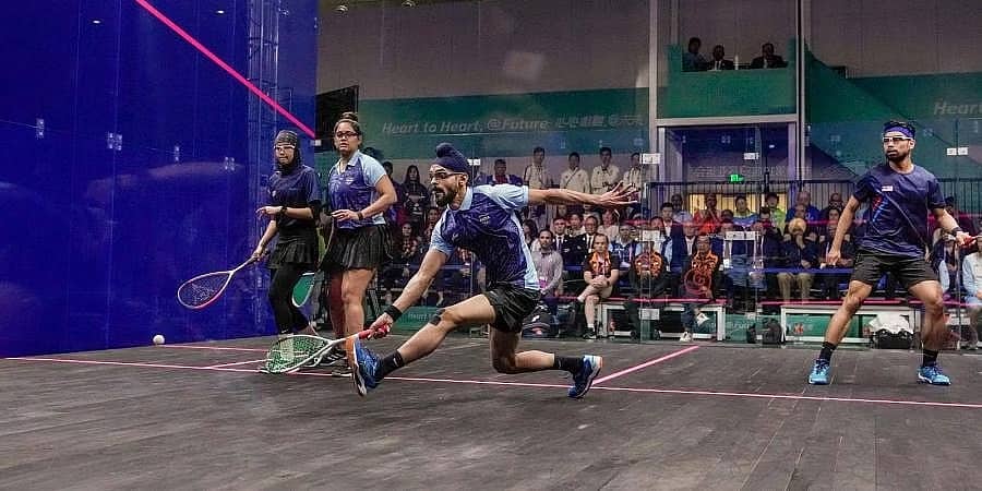 ಏಷ್ಯನ್ ಗೇಮ್ಸ್ 2023: ಸ್ಕ್ವಾಷ್‌ ಮಿಕ್ಸೆಡ್​ ಡಬಲ್ಸ್​ನಲ್ಲಿ ಚಿನ್ನದ ಪದಕಕ್ಕೆ ಮುತ್ತಿಟ್ಟ ದೀಪಿಕಾ-ಹರಿಂದರ್!