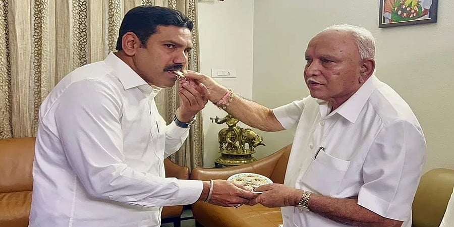 'ಯಡಿಯೂರಪ್ಪ ಮಗ' ಎಂಬ ಅರ್ಹತೆಯಲ್ಲಿ ಬಿಜೆಪಿ ರಾಜ್ಯಾಧ್ಯಕ್ಷರಾಗಿ ವಿಜಯೇಂದ್ರ ಆಯ್ಕೆ: ಕಾಂಗ್ರೆಸ್