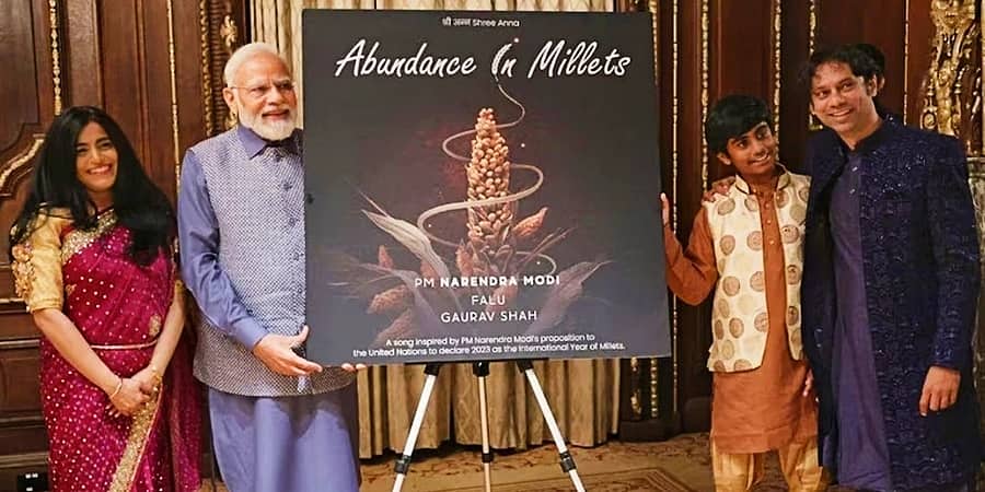 ಪ್ರಧಾನಿ ಮೋದಿ ಒಳಗೊಂಡ 'ಅಬಂಡನ್ಸ್ ಇನ್ ಮಿಲೆಟ್ಸ್' ಹಾಡು ಗ್ರ್ಯಾಮಿ ಪ್ರಶಸ್ತಿಗೆ ನಾಮನಿರ್ದೇಶನ
