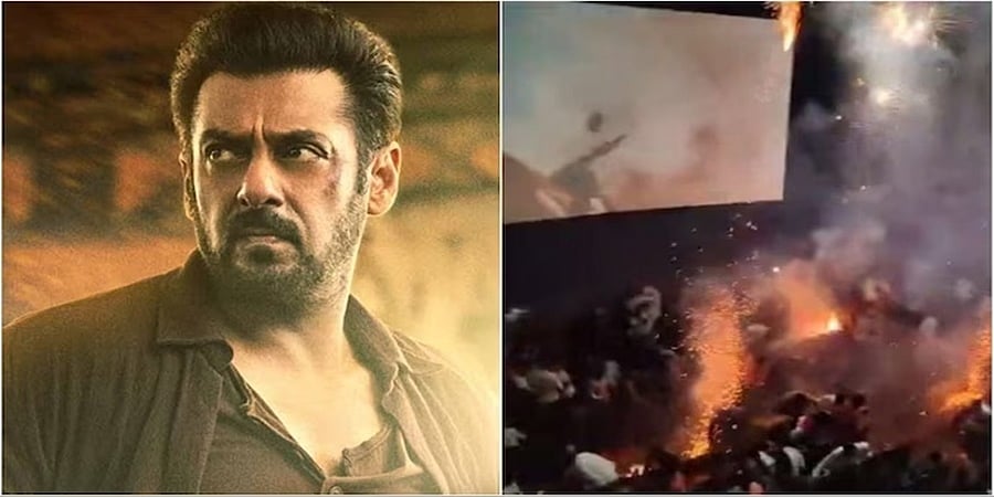 'ಟೈಗರ್ 3': ಚಿತ್ರಮಂದಿರದೊಳಗೆ ಪಟಾಕಿ ಸಿಡಿಸಿ ಹುಚ್ಚಾಟ ಮೆರೆದ ಸಲ್ಮಾನ್ ಖಾನ್ ಅಭಿಮಾನಿಗಳು!