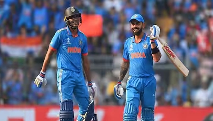 ವಿಶ್ವಕಪ್ 2023: ಕೊಹ್ಲಿ, ಗಿಲ್, ಶ್ರೇಯಸ್ ಬಿರುಸಿನ ಅರ್ಧಶತಕ; ಲಂಕಾಕ್ಕೆ 358 ಬೃಹತ್ ರನ್‌ ಗುರಿ
