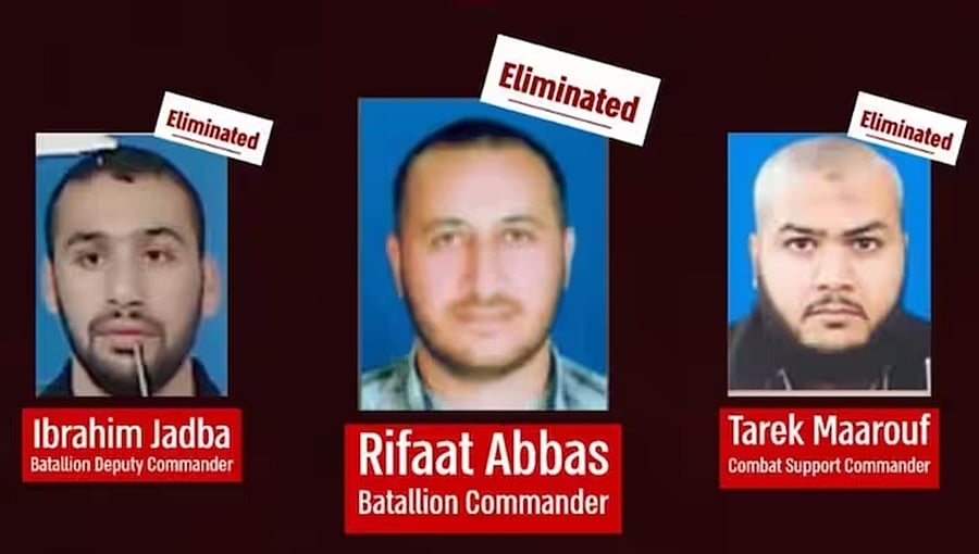 Israel-Hamas War: ಮೂರು ಹಮಾಸ್ ಕಮಾಂಡರ್ಗಳನ್ನು ಹೊಡೆದುರುಳಿಸಿದ ಇಸ್ರೇಲ್ ಸೇನೆ