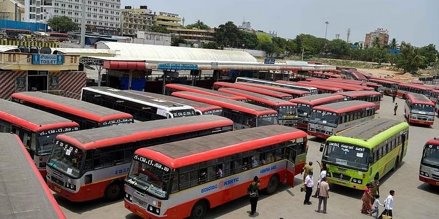 ಬಾಕಿ ವೇತನ ಪಾವತಿಗೆ ಕೆಎಸ್ಆರ್ಟಿಸಿ ಸಿಬ್ಬಂದಿ ಆಗ್ರಹ