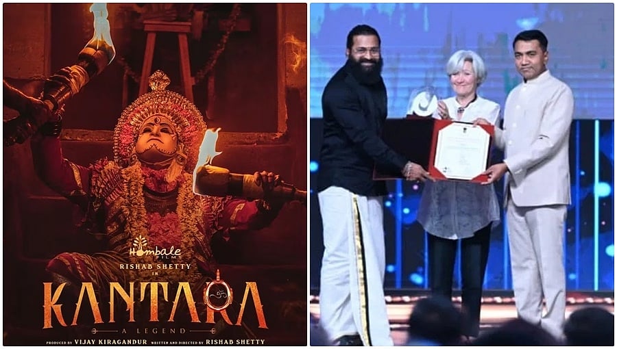 ಗೋವಾ ಸಿನಿಮೋತ್ಸವದಲ್ಲಿ ಕಾಂತಾರಕ್ಕೆ ಮತ್ತೊಂದು ಗರಿ: ವಿಶೇಷ ತೀರ್ಪುಗಾರರ ಪ್ರಶಸ್ತಿ ಸ್ವೀಕರಿಸಿದ ರಿಷಬ್ ಶೆಟ್ಟಿ