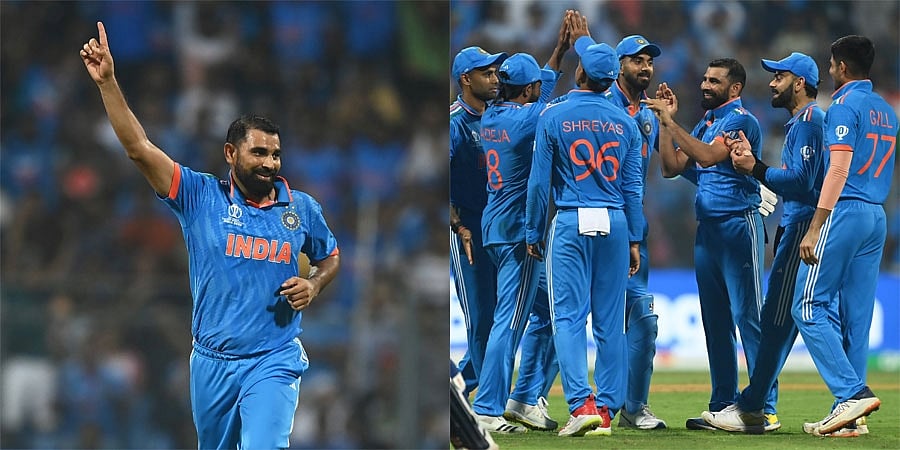 ICC Cricket World Cup 2023: ಶ್ರೀಲಂಕಾ ವಿರುದ್ಧ '5-ಫರ್' ಸಾಧನೆ, ಮಹಮದ್ ಶಮಿ ಹೆಸರಿಗೆ ತ್ರಿವಳಿ ದಾಖಲೆ