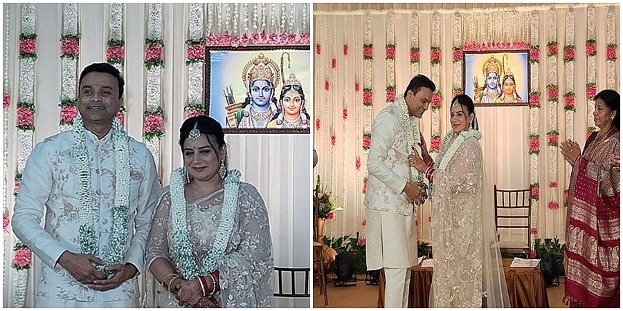 ನಟಿ ಪೂಜಾ ಗಾಂಧಿ-ವಿಜಯ್ ಘೋರ್ಪಡೆ ವಿವಾಹ - Photos