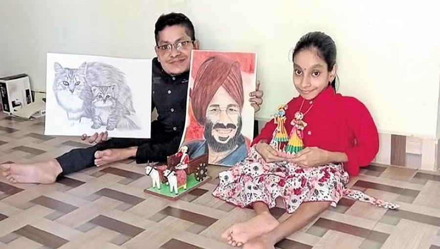 ಸಾಧನೆಗೆ ಮುಖ್ಯ ಮನೋಬಲ: ಅಂಗವೈಕಲ್ಯ ಮೆಟ್ಟಿನಿಂತು ಇತರರಿಗೆ ಸ್ಫೂರ್ತಿಯಾದ ಅಣ್ಣ-ತಂಗಿ!