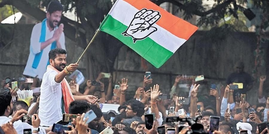 ಮಧ್ಯಪ್ರದೇಶದಲ್ಲಿ ನಡೆಯದ ಕನುಗೋಳು ಸ್ಟ್ಯಾಟರ್ಜಿ: ತೆಲಂಗಾಣ ಗೆಲುವು ರಾಜ್ಯ ಕಾಂಗ್ರೆಸ್ ಗೆ ಬೂಸ್ಟರ್ ಡೋಸ್!
