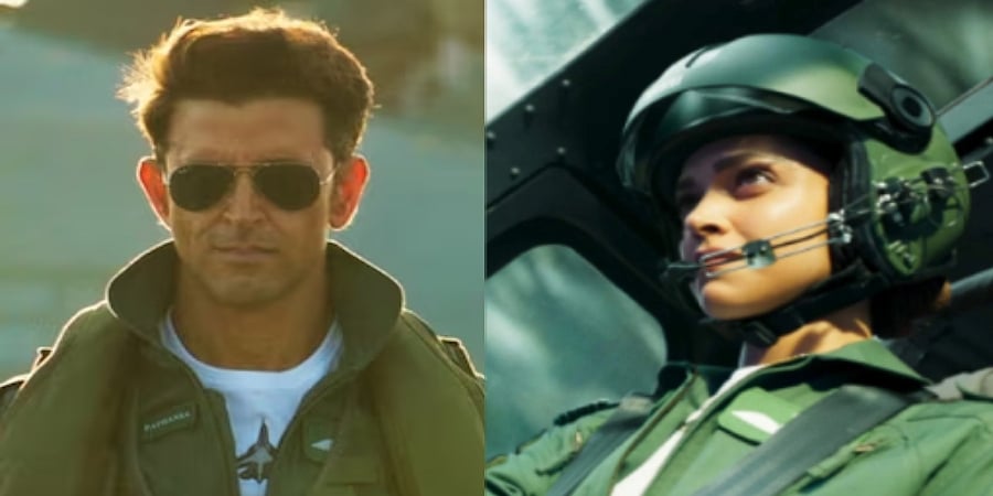 ಫೈಟರ್ ಟೀಸರ್ ರಿಲೀಸ್: ಪೈಲಟ್ಗಳಾಗಿ ಕಾಣಿಸಿಕೊಂಡ ಹೃತಿಕ್ ರೋಷನ್, ದೀಪಿಕಾ ಪಡುಕೋಣೆ