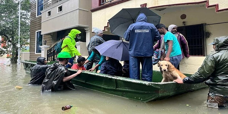 ತಮಿಳುನಾಡು: ಪ್ರವಾಹ ಸಂತ್ರಸ್ತರಿಗೆ 6,000 ರೂ. ಹಣಕಾಸಿನ ನೆರವು ಘೋಷಿಸಿದ ಸಿಎಂ ಸ್ಟಾಲಿನ್