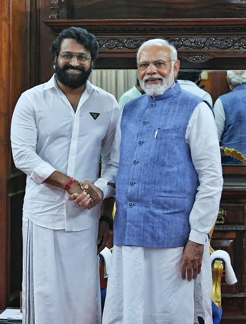 ಪ್ರಧಾನಿ ಮೋದಿ ಜತೆ ರಿಷಬ್ ಶೆಟ್ಟಿ