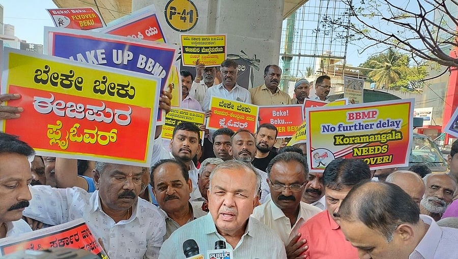 ಈಜಿಪುರ ಮೇಲ್ಸೇತುವೆ ಕಾಮಗಾರಿ ಪೂರ್ಣಗೊಳಿಸದಿದ್ದಲ್ಲಿ ನೀವೆಲ್ಲೇ ಹೋದರೂ ಪ್ರತಿಭಟನೆ: ಸಿಎಂ ಬೊಮ್ಮಾಯಿಗೆ ರಾಮಲಿಂಗಾ ರೆಡ್ಡಿ ಎಚ್ಚರಿಕೆ