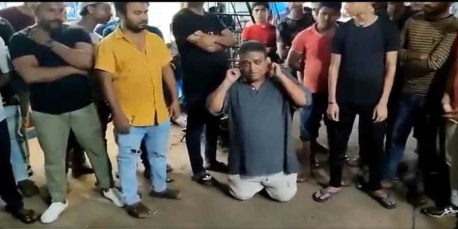 ಪಾಕ್ ಕ್ರಿಕೆಟ್ ತಂಡ ಬೆಂಬಲಿಸುವ ವಿಡಿಯೋ ವೈರಲ್; ಕ್ಷಮೆಯಾಚಿಸಿ, ‘ಭಾರತ್ ಮಾತಾ ಕಿ ಜೈ’ ಘೋಷಣೆ ಕೂಗುವಂತೆ ಒತ್ತಾಯ