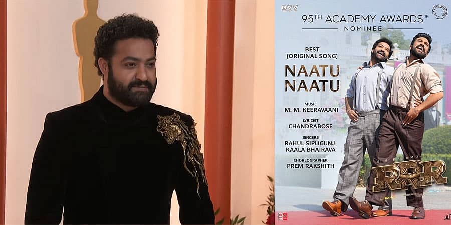 RRR ಚಿತ್ರದ ನಾಟು-ನಾಟು ಹಾಡಿಗೆ ಆಸ್ಕರ್ ಪ್ರಶಸ್ತಿ; 'ಇದು ಕೇವಲ ಆರಂಭ' ಎಂದ ನಟ ಜೂನಿಯರ್ ಎನ್ ಟಿಆರ್