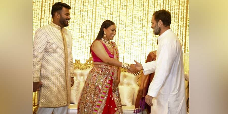 ನಟಿ ಸ್ವರ ಭಾಸ್ಕರ್-ಫಹಾದ್ ಅಹ್ಮದ್ 'ಶಾದಿ' ರಿಸೆಪ್ಷನ್ ಗೆ ತೆರಳಿ ಶುಭಕೋರಿದ ರಾಹುಲ್ ಗಾಂಧಿ
