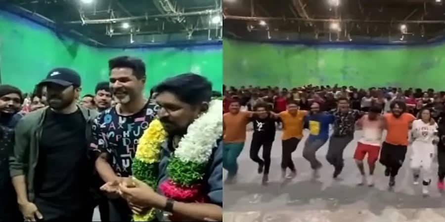 'RC15' ಶೂಟಿಂಗ್ ಸೆಟ್ ನಲ್ಲಿ ಪ್ರಭುದೇವ ತಂಡದಿಂದ 'ನಾಟು ನಾಟು' ಡ್ಯಾನ್ಸ್ ನೊಂದಿಗೆ ರಾಮ್ ಚರಣ್ ಗೆ ಅದ್ದೂರಿ ಸ್ವಾಗತ! ವಿಡಿಯೋ