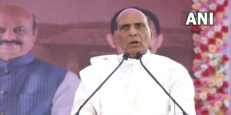 ಅನಾರೋಗ್ಯ ಕಾರಣದಿಂದ ಯಡಿಯೂರಪ್ಪನವರು ಸಿಎಂ ಸ್ಥಾನಕ್ಕೆ ರಾಜೀನಾಮೆ ನೀಡಿದ್ದರು: ರಾಜನಾಥ್ ಸಿಂಗ್