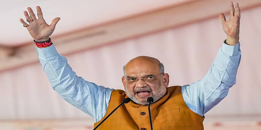 ಕಾಂಗ್ರೆಸ್ ಕರ್ನಾಟಕವನ್ನು ತನ್ನ ಎಟಿಎಂ ಮಾಡಿಕೊಂಡು ಬೊಕ್ಕಸ ತುಂಬಿಸಿಕೊಳ್ಳಲು ಬಯಸುತ್ತಿದೆ: ಅಮಿತ್ ಶಾ