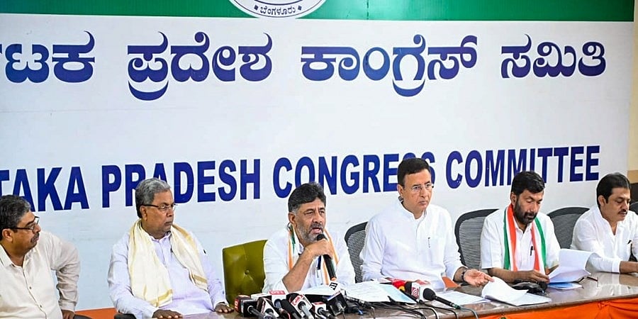 ಮೀಸಲಾತಿ ನೀತಿಯು ಬಿಜೆಪಿಯ ಚುನಾವಣಾ ಅಜೆಂಡಾ, ಉದ್ದೇಶ ಜನರನ್ನು ವಂಚಿಸುವುದು: ಕಾಂಗ್ರೆಸ್ ನಾಯಕರ ಆರೋಪ