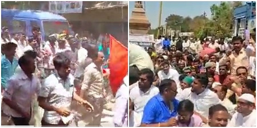 ಸರ್ಕಾರದ ಒಳಮೀಸಲಾತಿ ನಿರ್ಧಾರ ವಿರುದ್ಧ ಹೋರಾಟ: ಶಿಕಾರಿಪುರದಲ್ಲಿ ಯಡಿಯೂರಪ್ಪ ನಿವಾಸ ಮೇಲೆ ಮುತ್ತಿಗೆ ಯತ್ನ, ಕಲ್ಲು ತೂರಾಟ