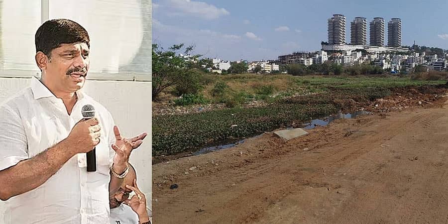 ಹೊಸಕೆರೆಹಳ್ಳಿ ಕೆರೆ ಮಧ್ಯೆ ರಸ್ತೆ ನಿರ್ಮಾಣ ವಿವಾದ: ಬಿಬಿಎಂಪಿ, ಗುತ್ತಿಗೆದಾರರು-ಸರ್ಕಾರದ ನಡುವೆ ನಂಟು; ಸಂಸದ ಡಿಕೆ ಸುರೇಶ್ ಆರೋಪ