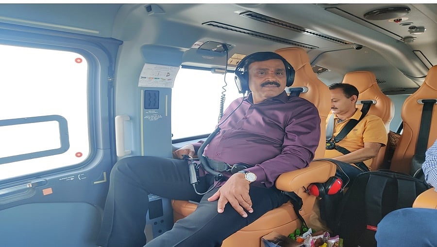 13 ವರ್ಷಗಳ ಬಳಿಕ ಜನಾರ್ಧನ ರೆಡ್ಡಿ ಹೆಲಿಕಾಪ್ಟರ್ ಪ್ರಯಾಣ!