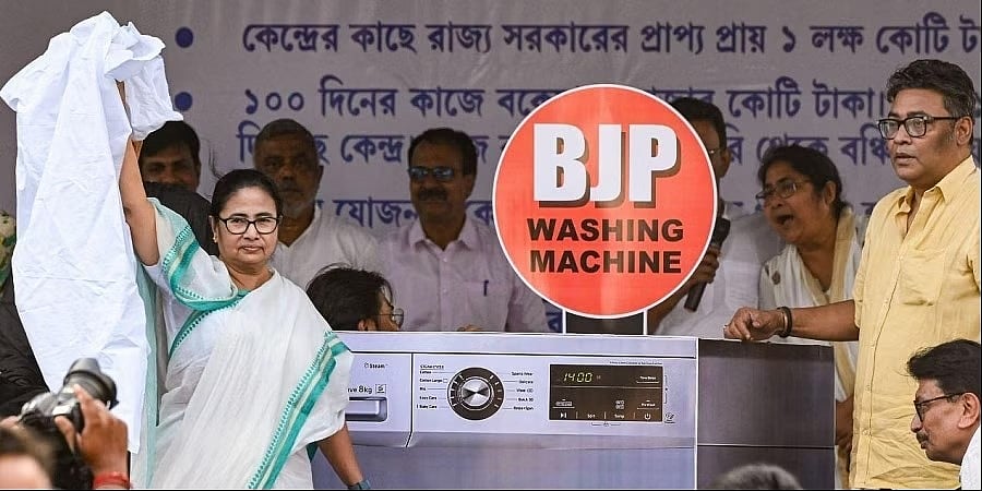 ಬಿಜೆಪಿ ಪಕ್ಷ 'ವಾಷಿಂಗ್ ಮೆಶಿನ್', 2024ರ ಲೋಕಸಭೆ ಚುನಾವಣೆಯಲ್ಲಿ ಎಲ್ಲಾ ಪಕ್ಷಗಳು ಒಟ್ಟಾಗಿ ಹೋರಾಡಬೇಕು: ಮಮತಾ ಬ್ಯಾನರ್ಜಿ