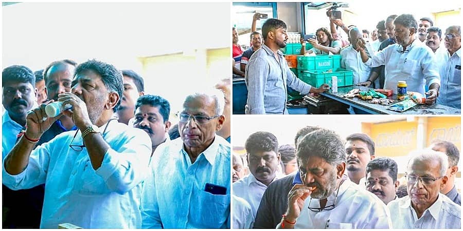 'ನಂದಿನಿ ನಮ್ಮವಳು, ನಮ್ಮ ಹಾಲು ನಮ್ಮ ಬದುಕು': ನಂದಿನಿ ಉತ್ಪನ್ನಗಳನ್ನು ಖರೀದಿಸುವ ಮೂಲಕ ಅಮುಲ್ ಗೆ ಡಿಕೆ ಶಿವಕುಮಾರ್ ವಿರೋಧ