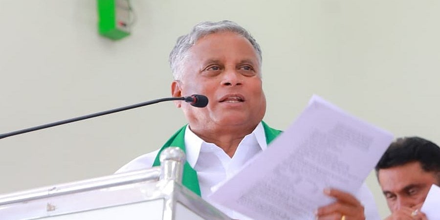 ವರಿಷ್ಠರು ಎರಡು ಕಡೆಗೆ ಟಿಕೆಟ್ ಕೊಡುತ್ತಾರೆ ಎಂದುಕೊಂಡಿರಲಿಲ್ಲ; ಮಗನಿಗೆ ಗುಬ್ಬಿ ಅಥವಾ ಗೋವಿಂದರಾಜನಗರ ಕ್ಷೇತ್ರ ಕೇಳಿದ್ದೇನೆ: ವಿ ಸೋಮಣ್ಣ