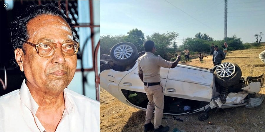 ಚಿತ್ರದುರ್ಗ: ಕಾರು–ಲಾರಿ ಮುಖಾಮುಖಿ ಡಿಕ್ಕಿ, ಖ್ಯಾತ ರಂಗಭೂಮಿ ಕಲಾವಿದ ಬೆಳಗಲ್ ವೀರಣ್ಣ ಸಾವು