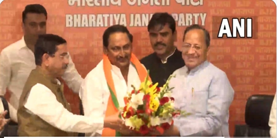 ಆಂಧ್ರಪ್ರದೇಶದ ಮಾಜಿ ಸಿಎಂ ಕಿರಣ್ ಕುಮಾರ್ ರೆಡ್ಡಿ ಬಿಜೆಪಿಗೆ ಸೇರ್ಪಡೆ