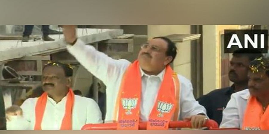 ಕರ್ನಾಟಕ ವಿಧಾನಸಭಾ ಚುನಾವಣೆ: ಬೆಂಗಳೂರಿನಲ್ಲಿ ಜೆ ಪಿ ನಡ್ಡಾ ರೋಡ್ ಶೋ