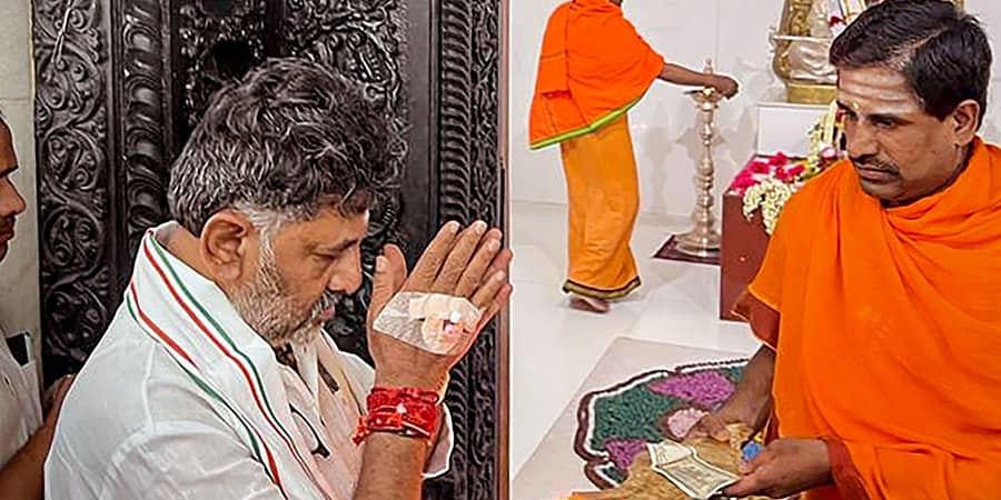 ಡಿಕೆಶಿಯನ್ನೇ ಮುಖ್ಯಮಂತ್ರಿ ಮಾಡುವಂತೆ ಒಕ್ಕಲಿಗ ಶ್ರೀಗಳ ಆಗ್ರಹ