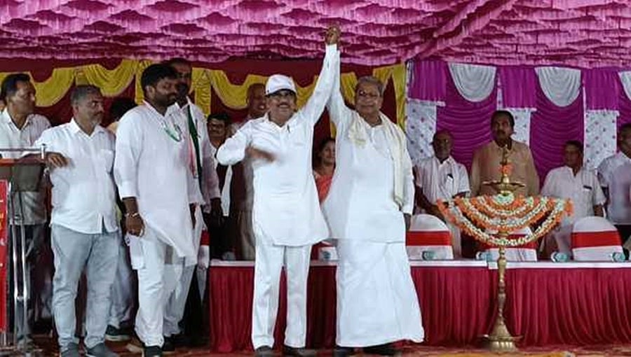ಪರಮೇಶ್ವರ್ ಗೆದ್ದರೆ ನಾನೇ ಗೆದ್ದಂತೆ: ಕೊರಟಗೆರೆಯಲ್ಲಿ ಮಾಜಿ ಡಿಸಿಎಂ ಪರ ಸಿದ್ದರಾಮಯ್ಯ ಪ್ರಚಾರ