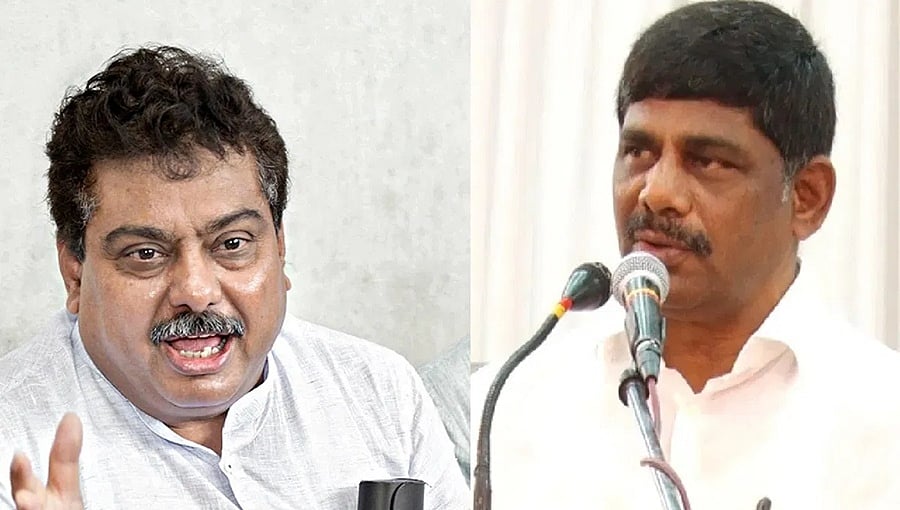 ಸಿದ್ದು-ಡಿಕೆಶಿ ಬಣಗಳ ನಡುವಿನ ಮುಸುಕಿನ ಗುದ್ದಾಟ ಬಹಿರಂಗ: ವಿಧಾನಸೌಧದಲ್ಲಿ ಡಿಕೆ ಸುರೇಶ್‌-ಎಂಬಿ ಪಾಟೀಲ್‌ ಜಟಾಪಟಿ!