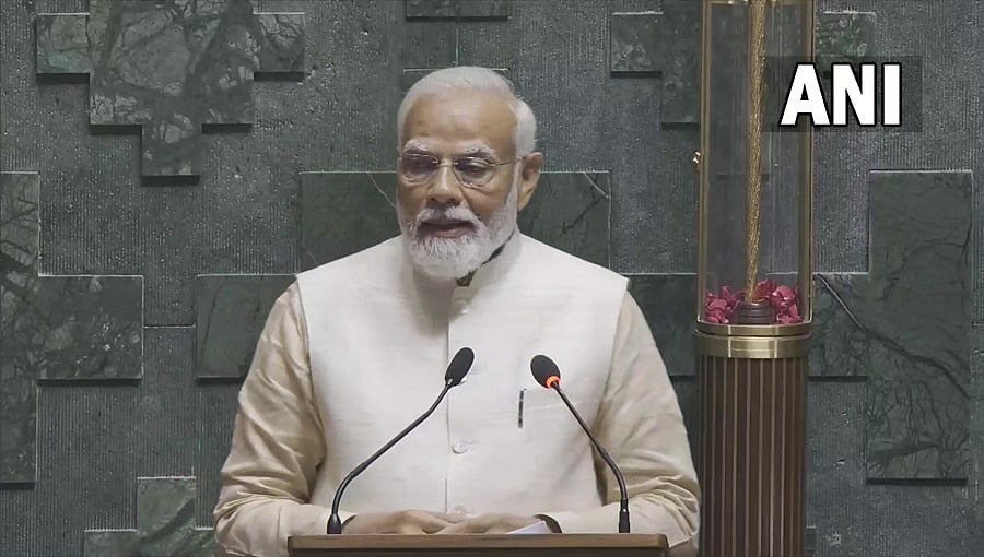 ನೂತನ ಸಂಸತ್ ಭವನ ಕೇವಲ ಕಟ್ಟಡವಲ್ಲ, ಇದು ಭಾರತದ 140 ಕೋಟಿ ಜನರ ಆಕಾಂಕ್ಷೆಯ ಸಂಕೇತವಾಗಿದೆ: ಪ್ರಧಾನಿ ಮೋದಿ